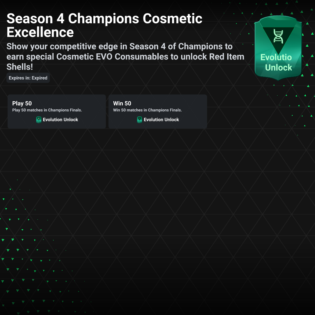 Season Champions Cosmetic Excellence Objectives Ea Fc Fut Mind