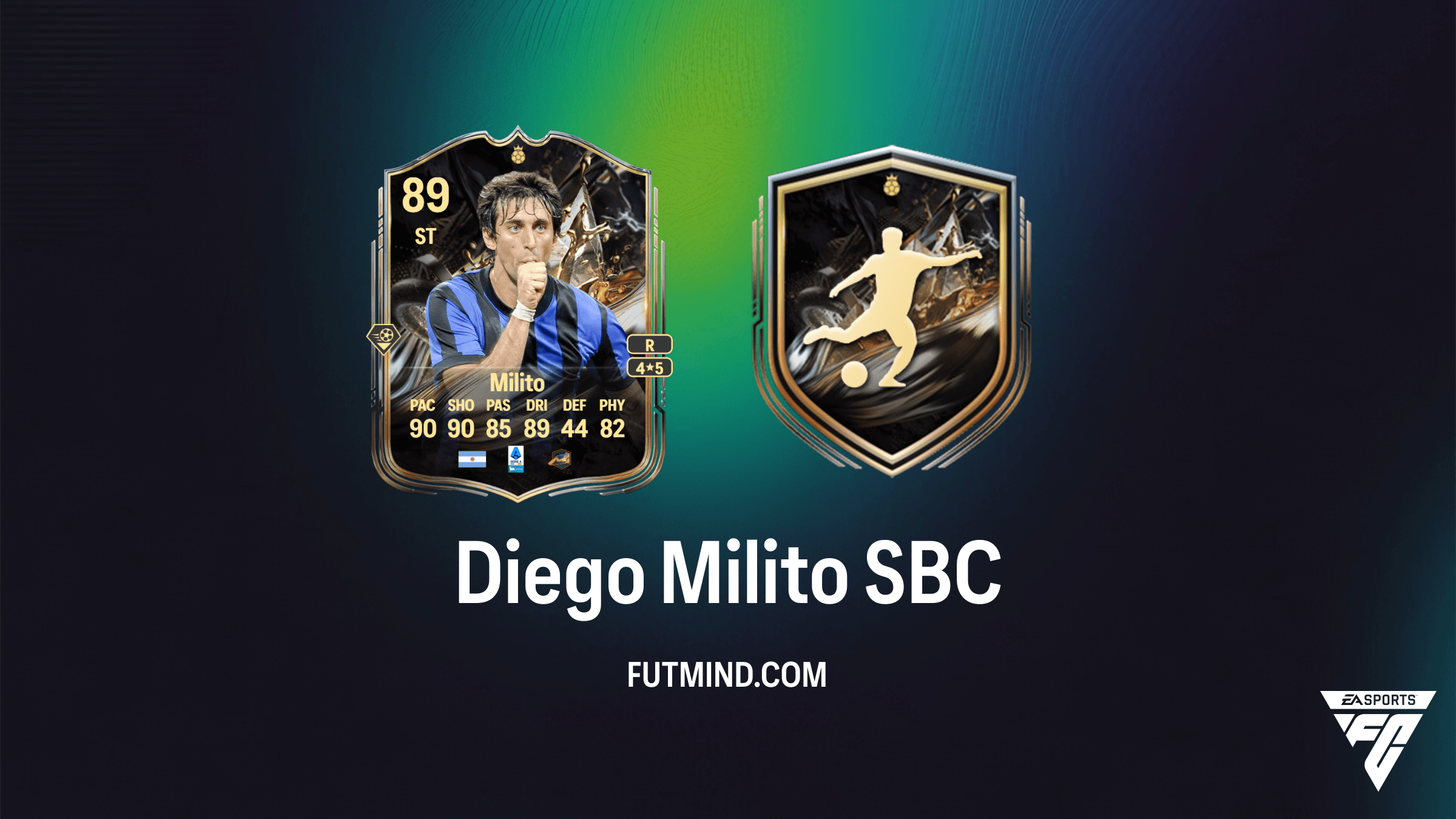 دليل تحدي بناء التشكيلة (SBC) للاعب Diego Milito في FC 26: التكلفة والحلول ومسيرة الأمير