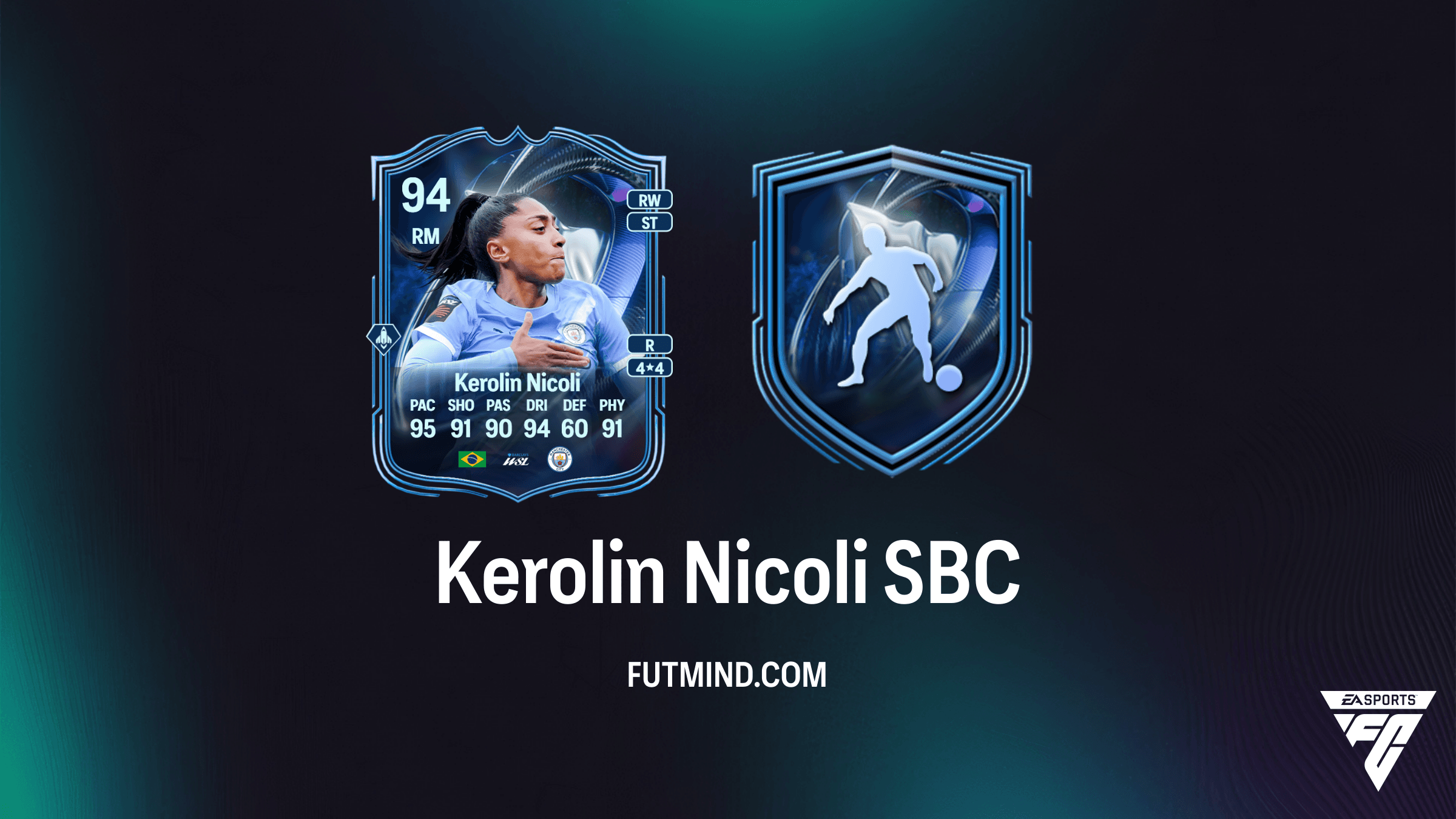 حل تحدي SBC Kerolin Nicoli في FC 26: مراجعة كاملة وأرخص الحلول لبطاقة TOTS