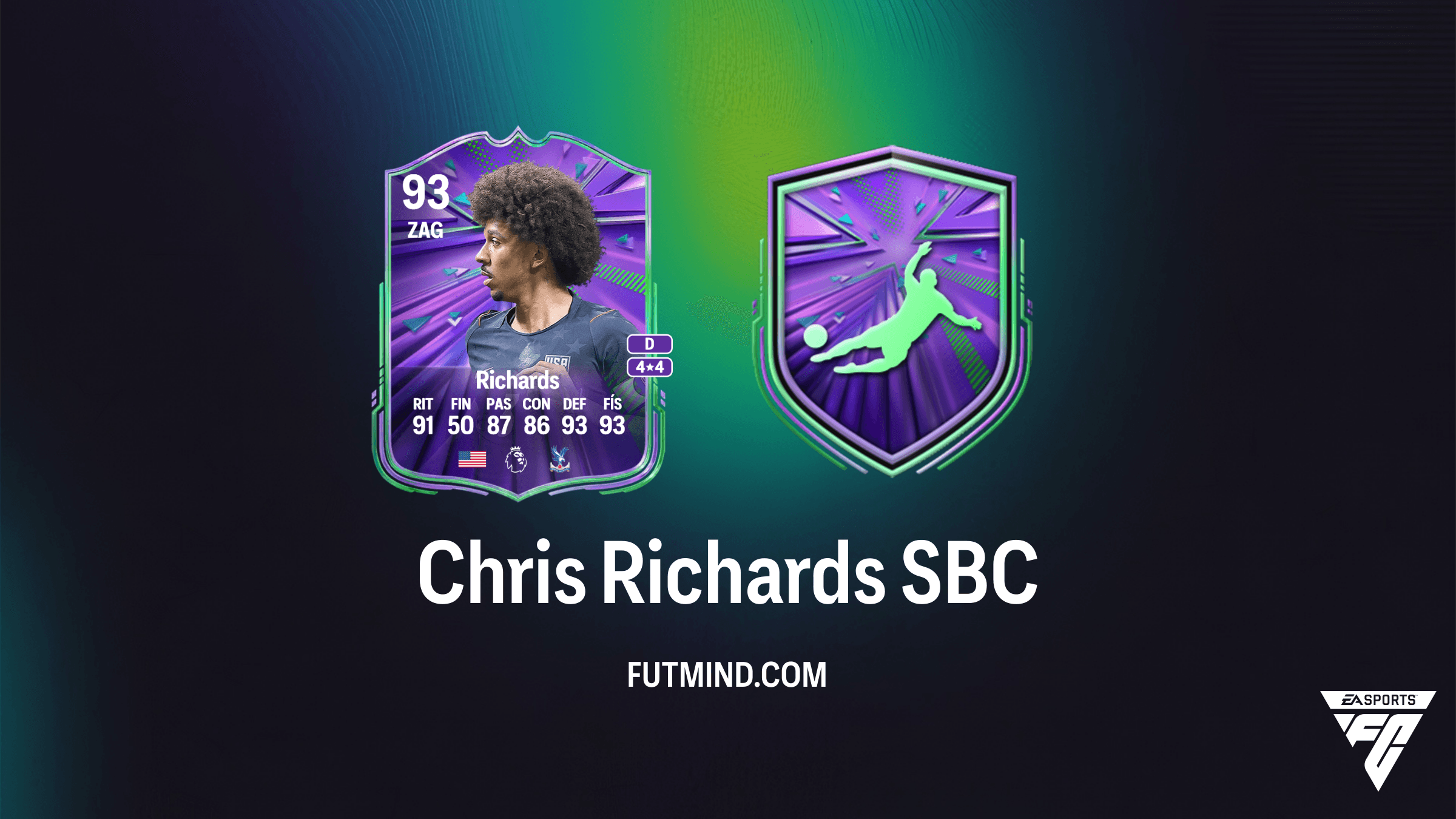 Como Completar o SBC Chris Richards Orgulho da Nação no FC 26