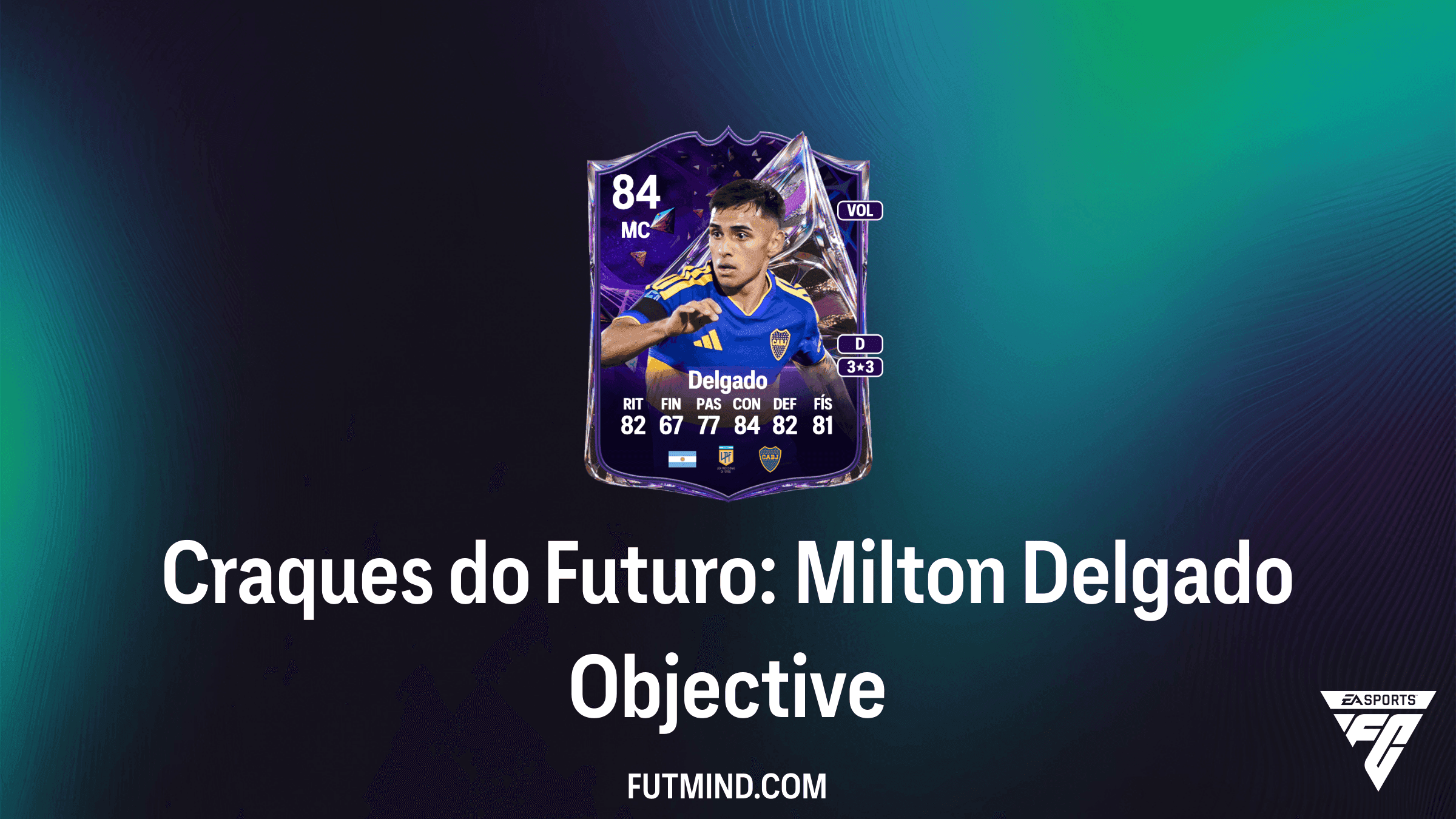 Craques do Futuro: Milton Delgado - Guia de Objetivos e Recompensas no FC 27