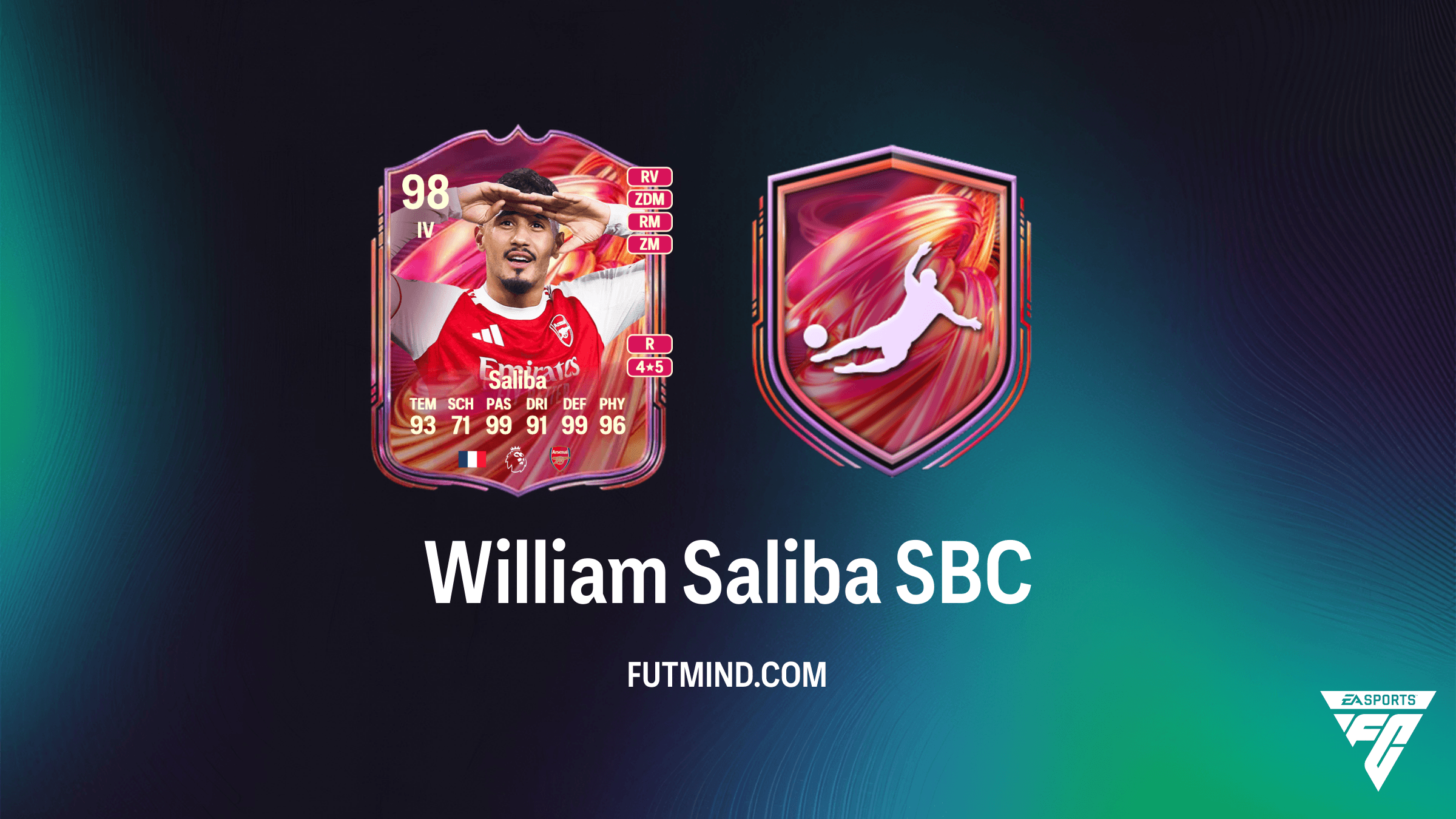 William Saliba FUTTIES SBC: So schaltest du das Arsenal-Monster in FC 26 frei