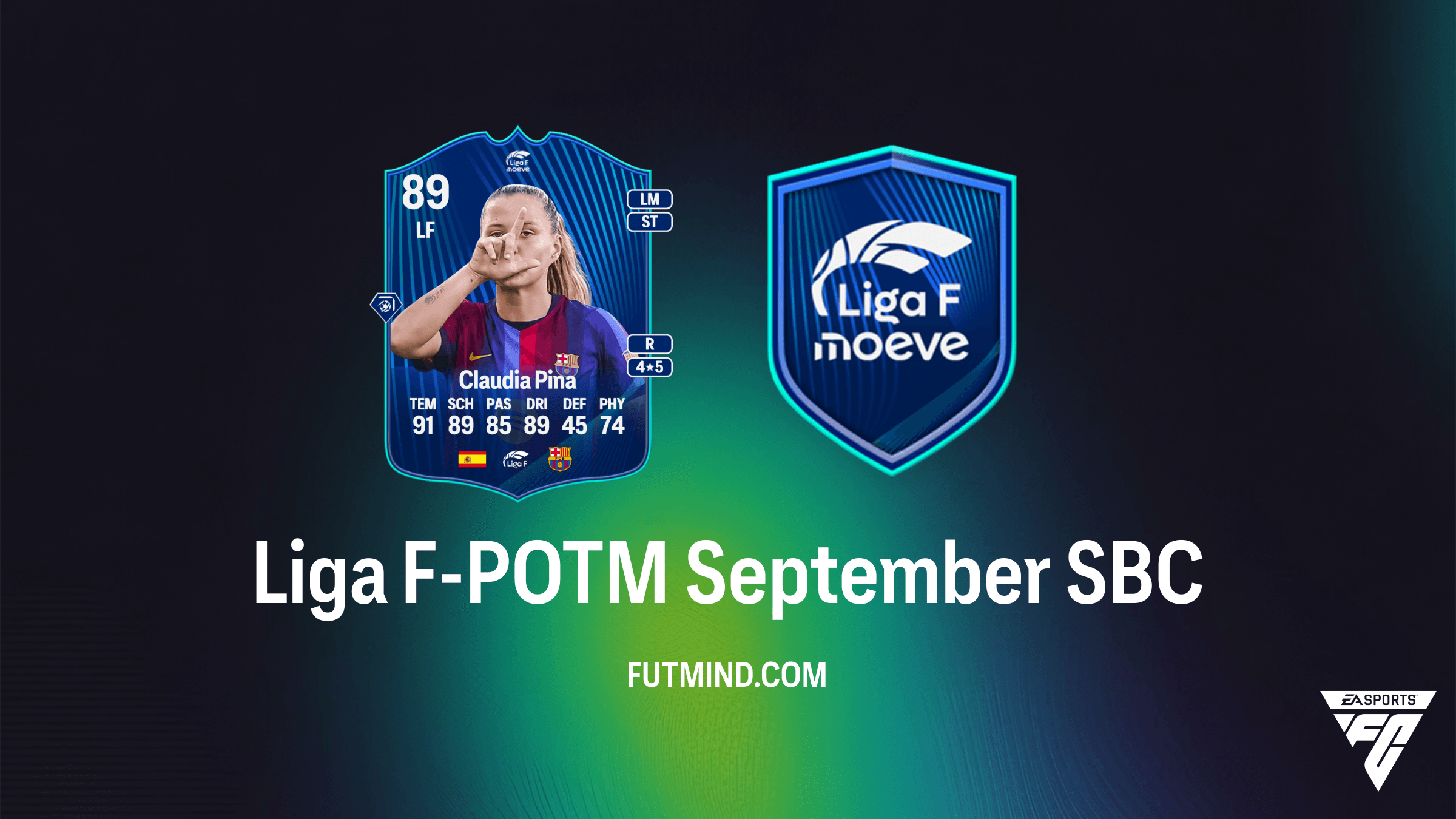 Liga F-POTM September SBC: Alle Anforderungen, Kosten und Claudia Pina als Reward in FC 27