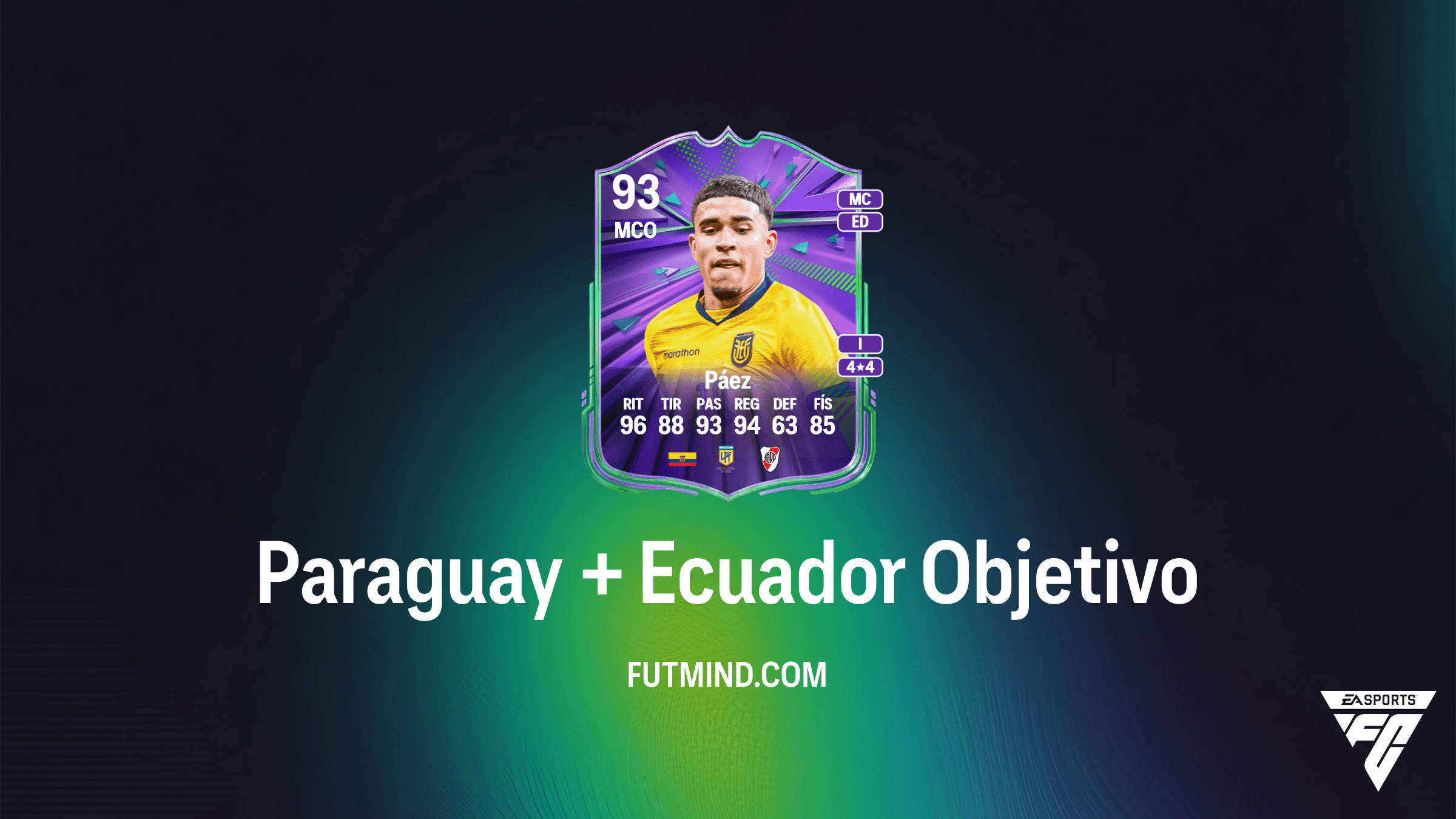 Guía del Objetivo Paraguay + Ecuador en FC 26: Desbloquea a Kendry Páez y Bobadilla