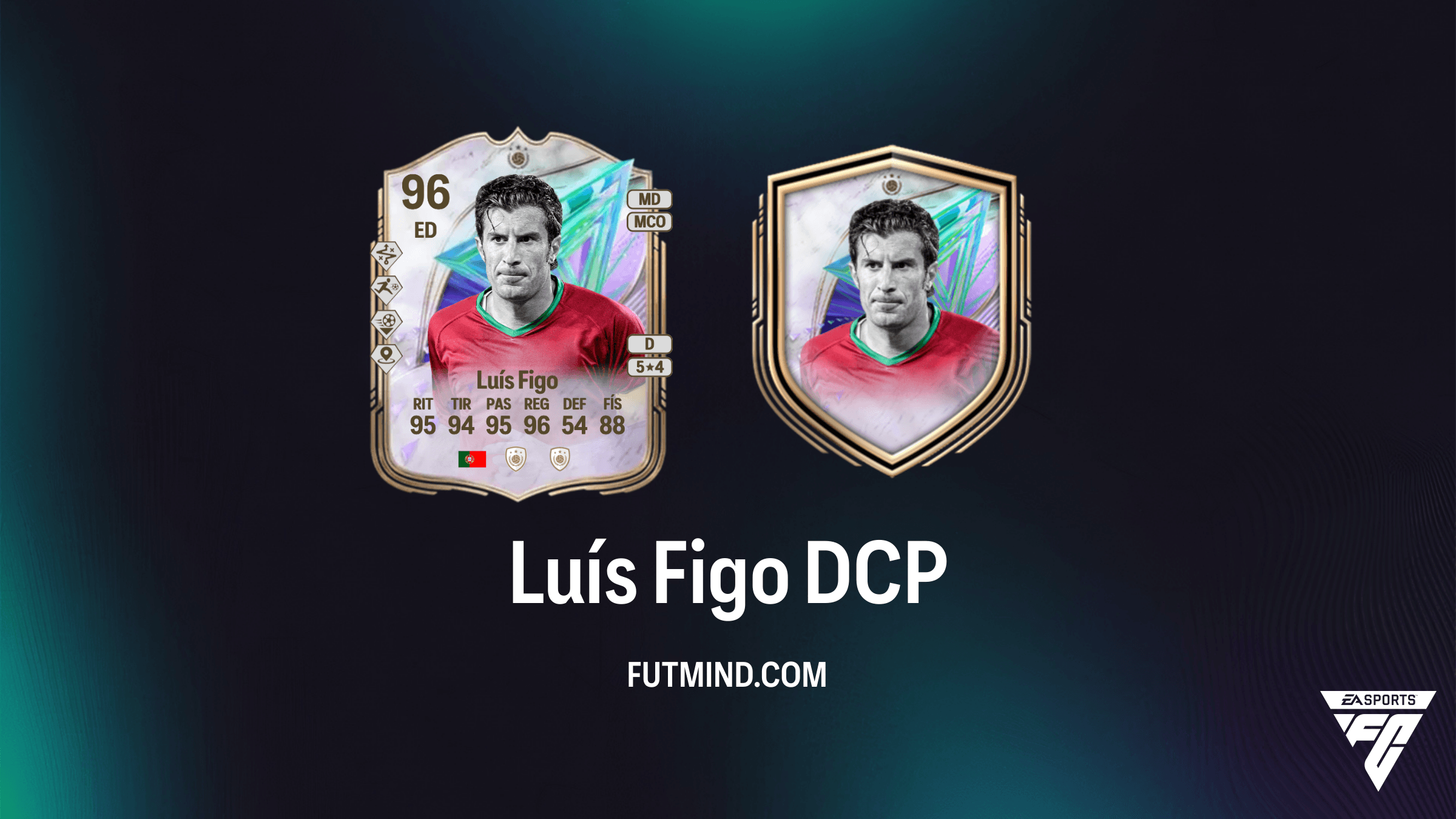 Guía del DCP de Luís Figo Icono de Grandes del deporte: ¿Vale la pena en FC 26?