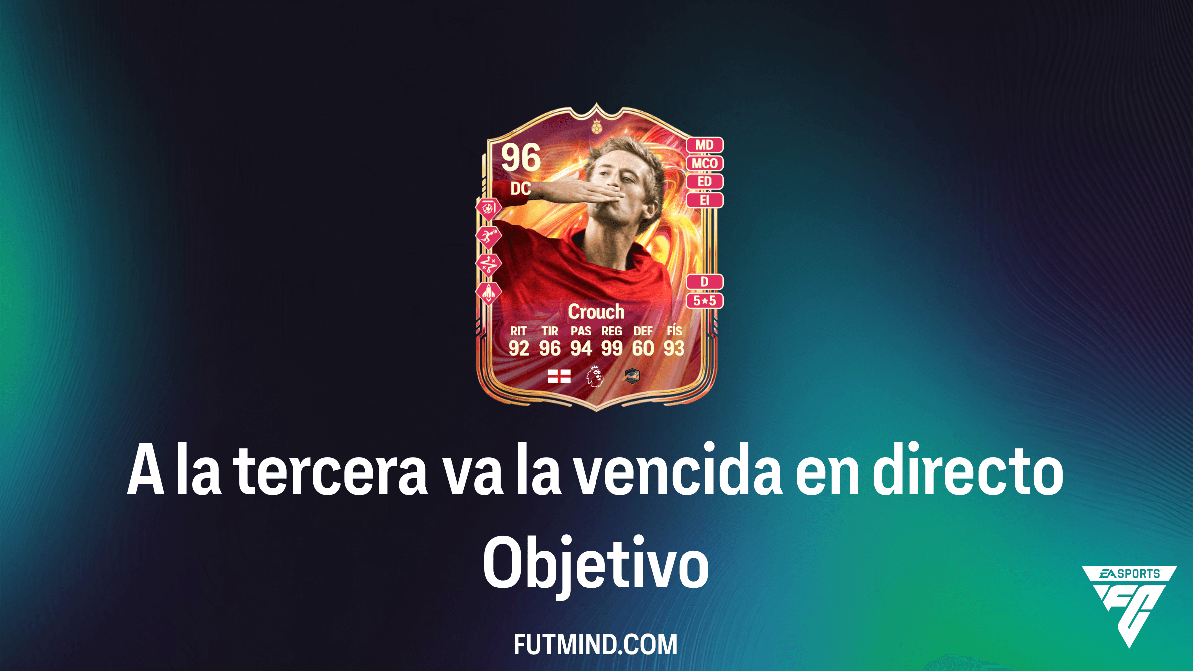 Guía del Objetivo A la tercera va la vencida en directo: Consigue a Peter Crouch Héroe de FUTTIES