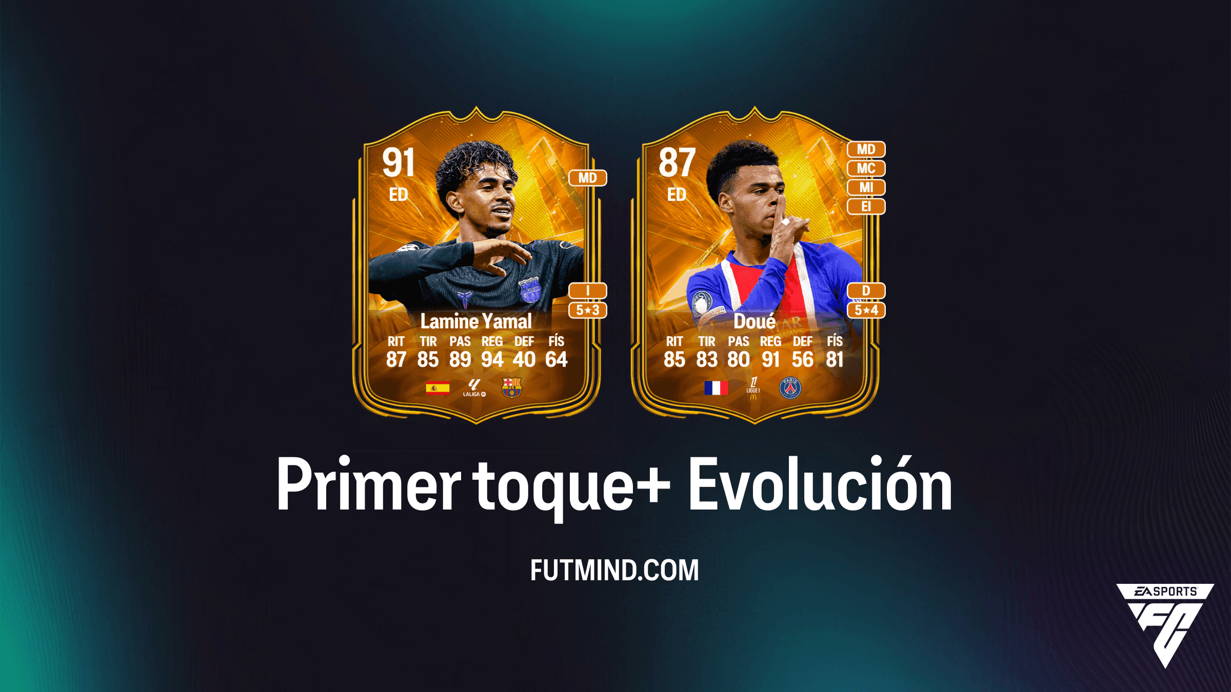 Evolución Primer toque+ en EA Sports FC 27 Ultimate Team: Mejores jugadores y análisis