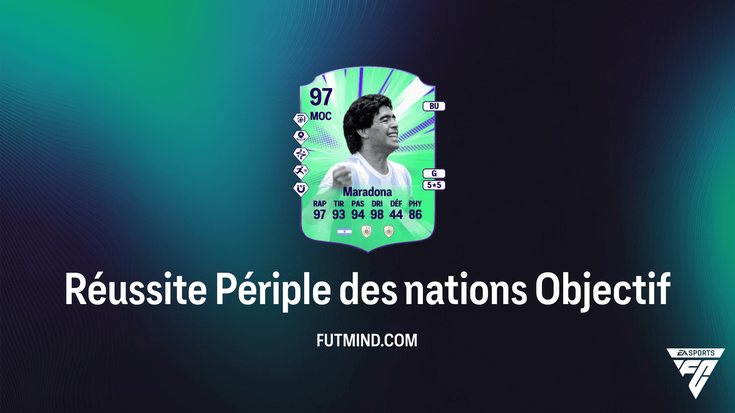 Comment débloquer Diego Maradona via l'objectif Réussite Périple des nations dans FC 26