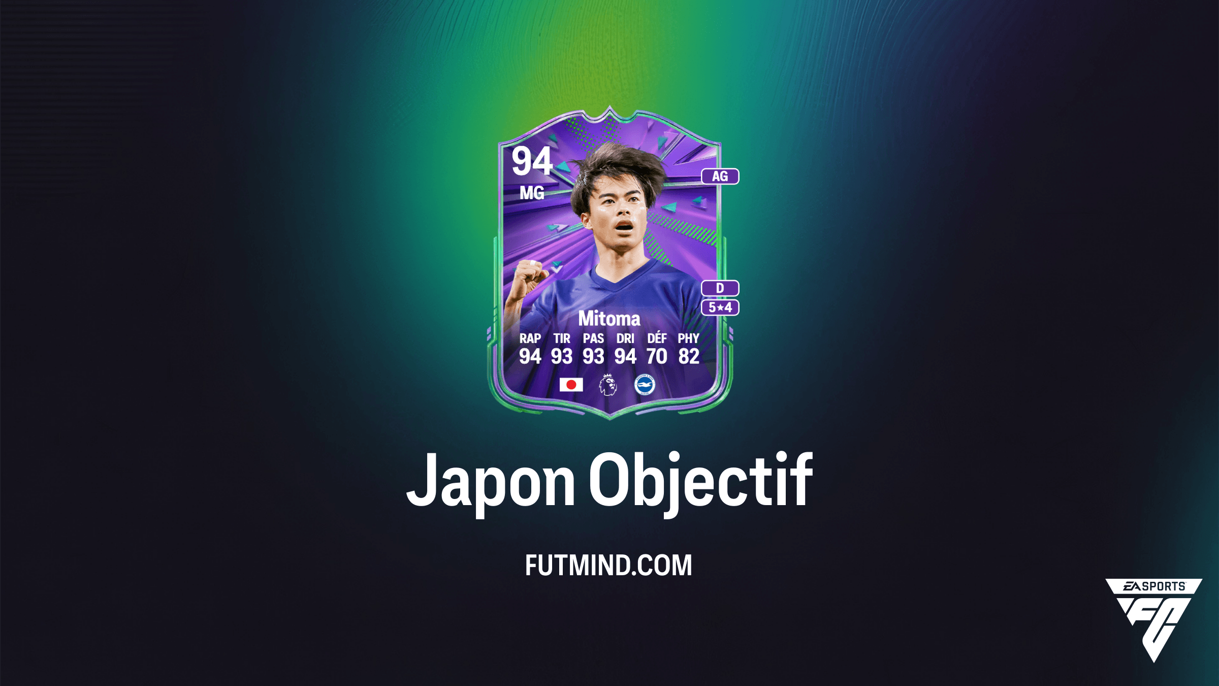 Comment obtenir Kaoru Mitoma avec l'Objectif Japon sur FC 25