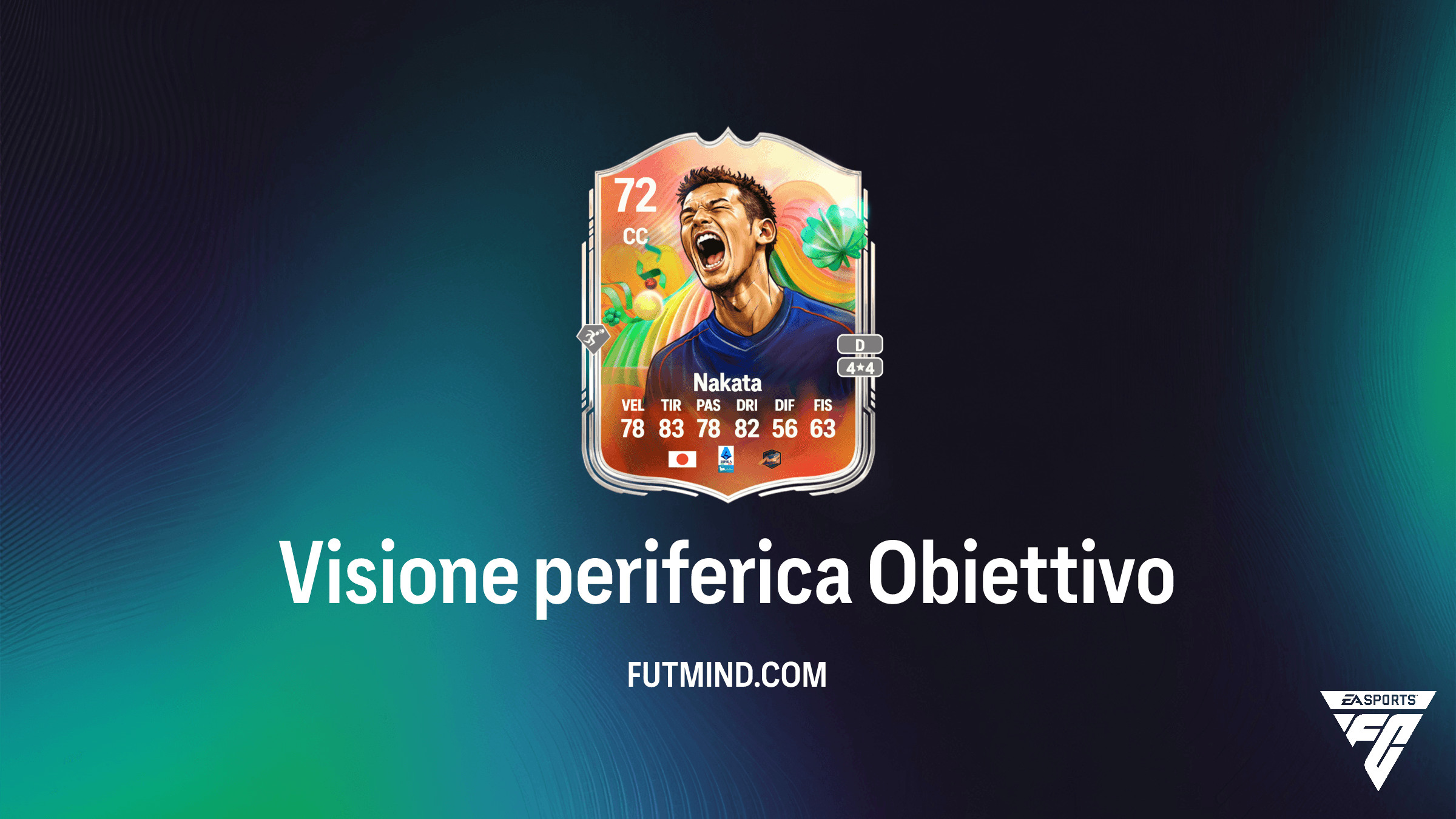 Come sbloccare Hidetoshi Nakata con l'Obiettivo Visione periferica in FC 26