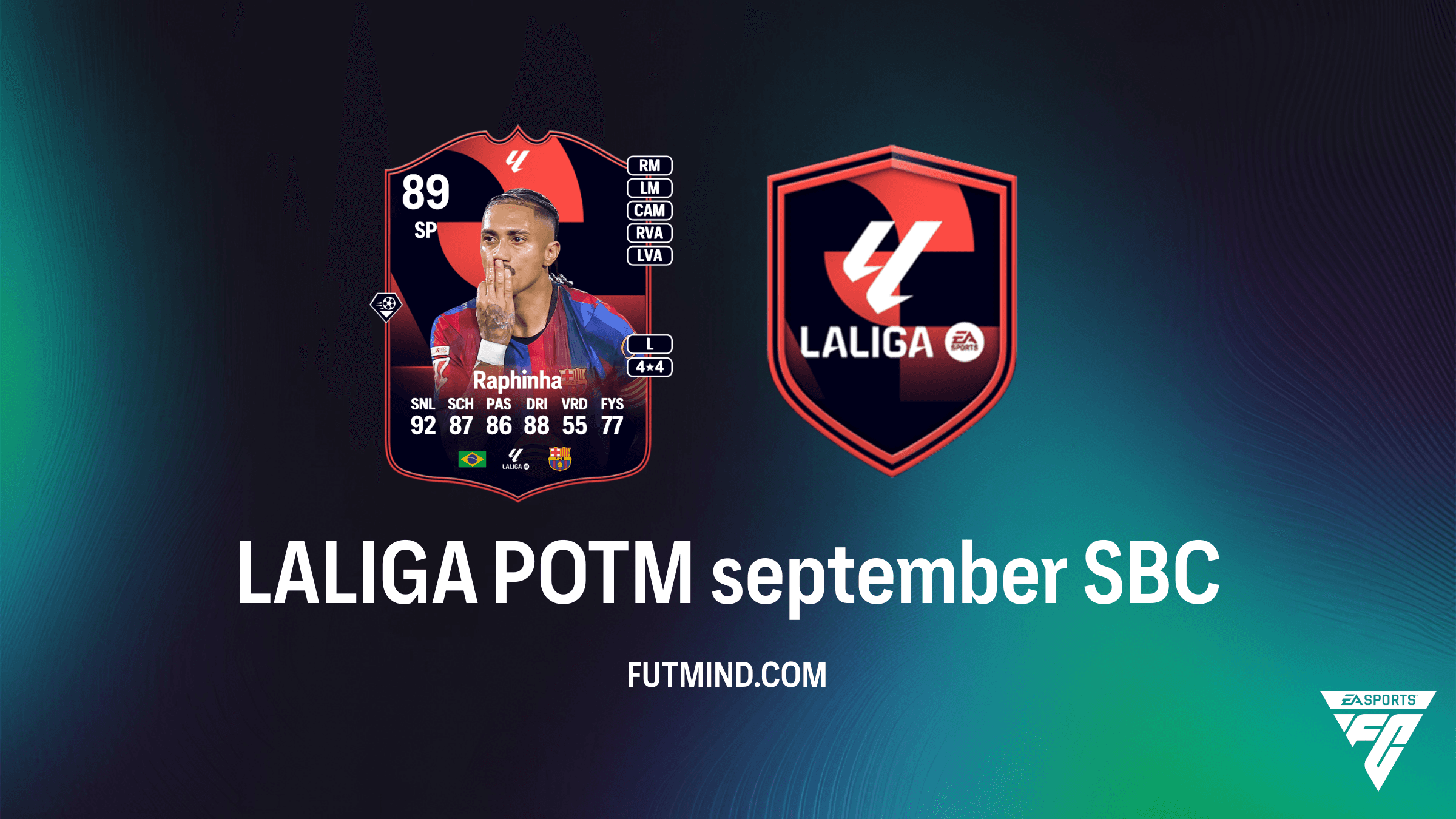LALIGA POTM september: Raphinha Score-gebaseerde SBC Oplossing en Analyse