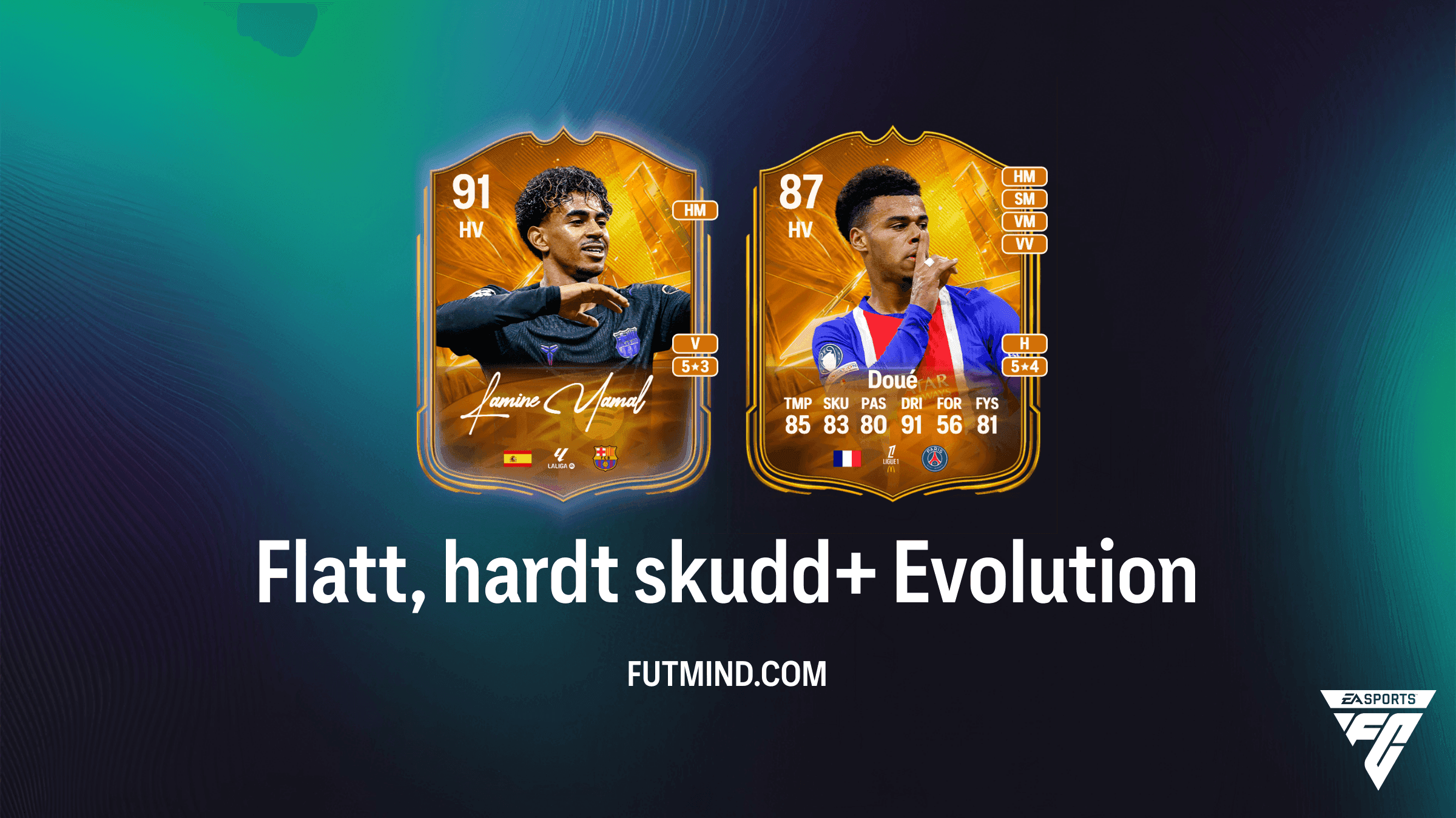 EA Sports FC 27 Ultimate Team: Flatt, hardt skudd+ Evolusjon