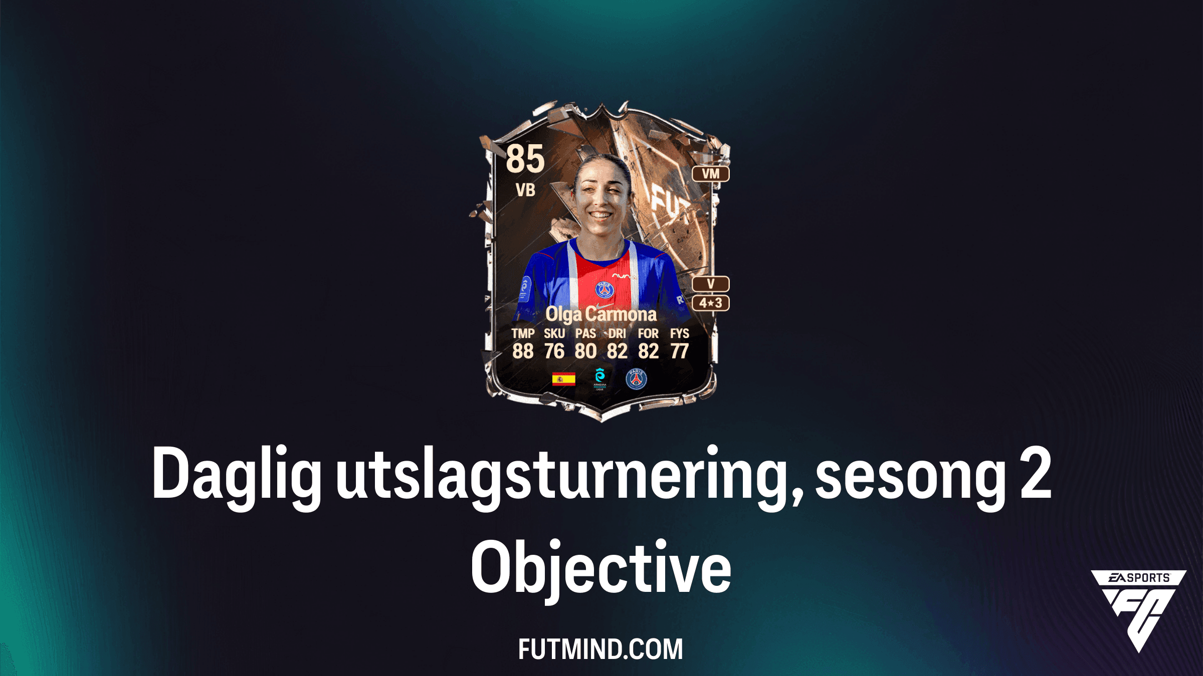 Daglig utslagsturnering, sesong 2 - FC 27 Oppgaver, Belønninger og Olga Carmona