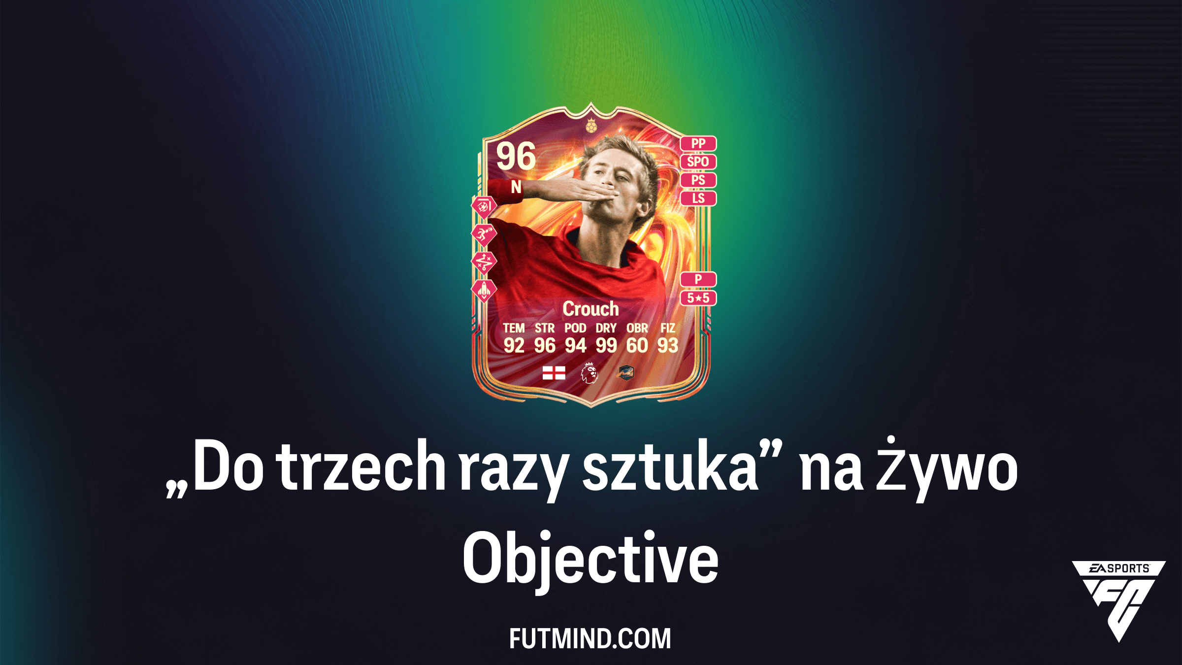 SBC „Do trzech razy sztuka” na żywo – Jak zdobyć kartę FUTTIES Peter Crouch?