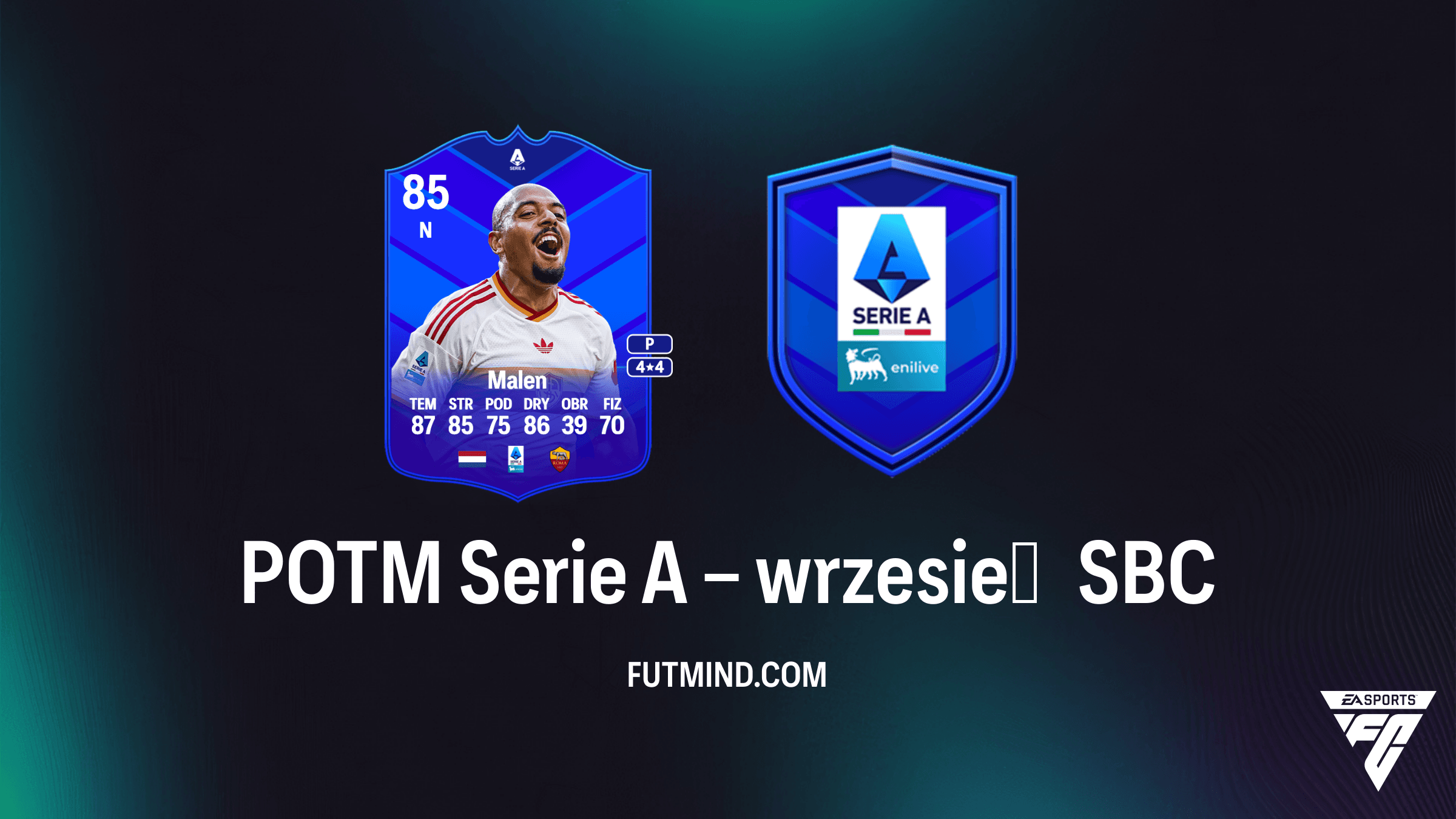 Jak ukończyć SBC POTM Serie A – wrzesień? Rozwiązanie i analiza Donyell Malen