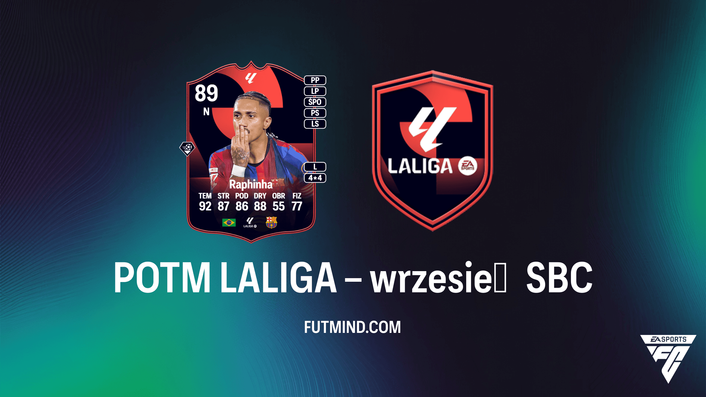 POTM LALIGA – wrzesień: Jak ukończyć SBC Raphinha w FC 27?