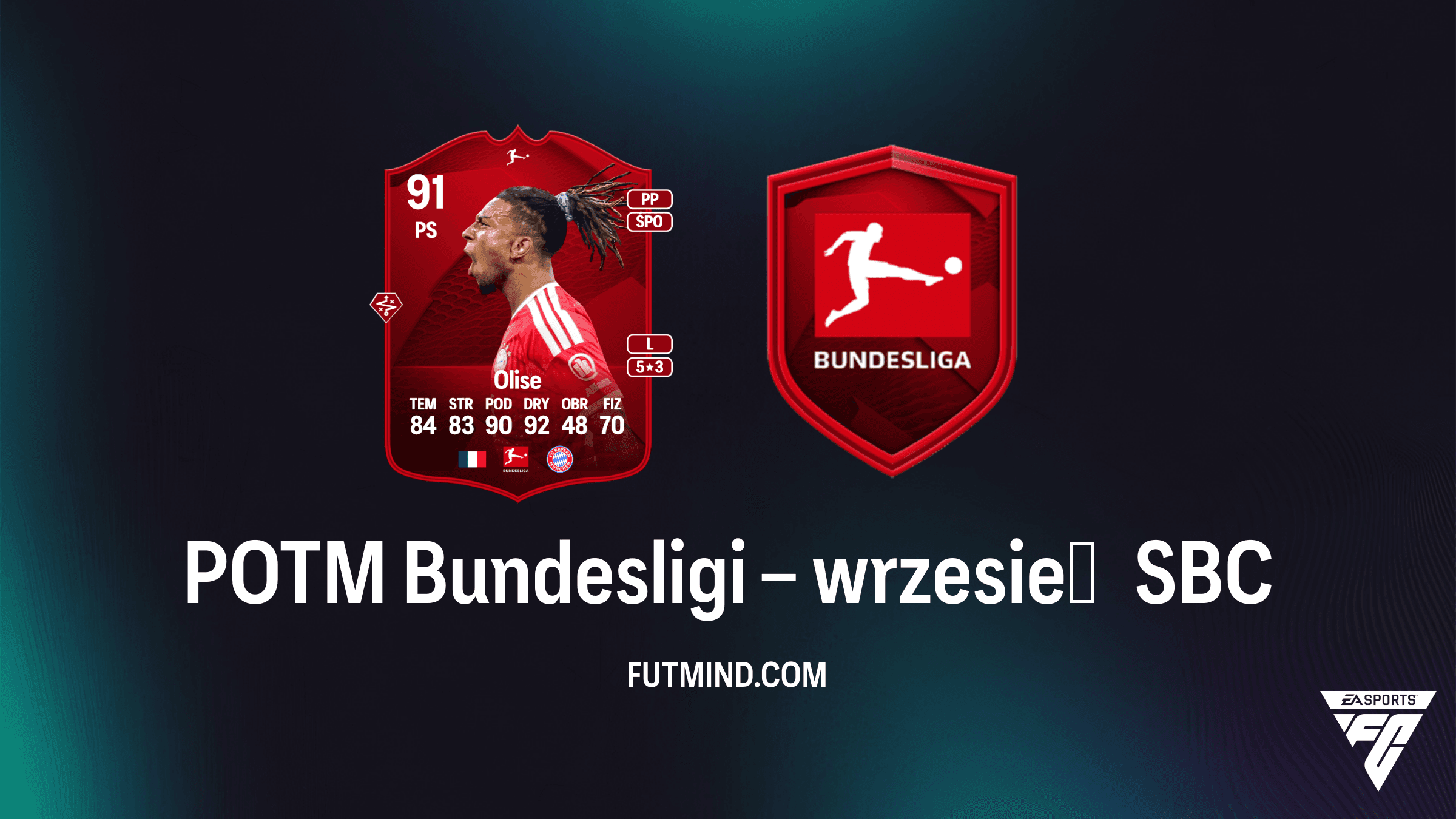 Michael Olise POTM Bundesligi – wrzesień: Jak ukończyć to SBC w nowym systemie punktowym?