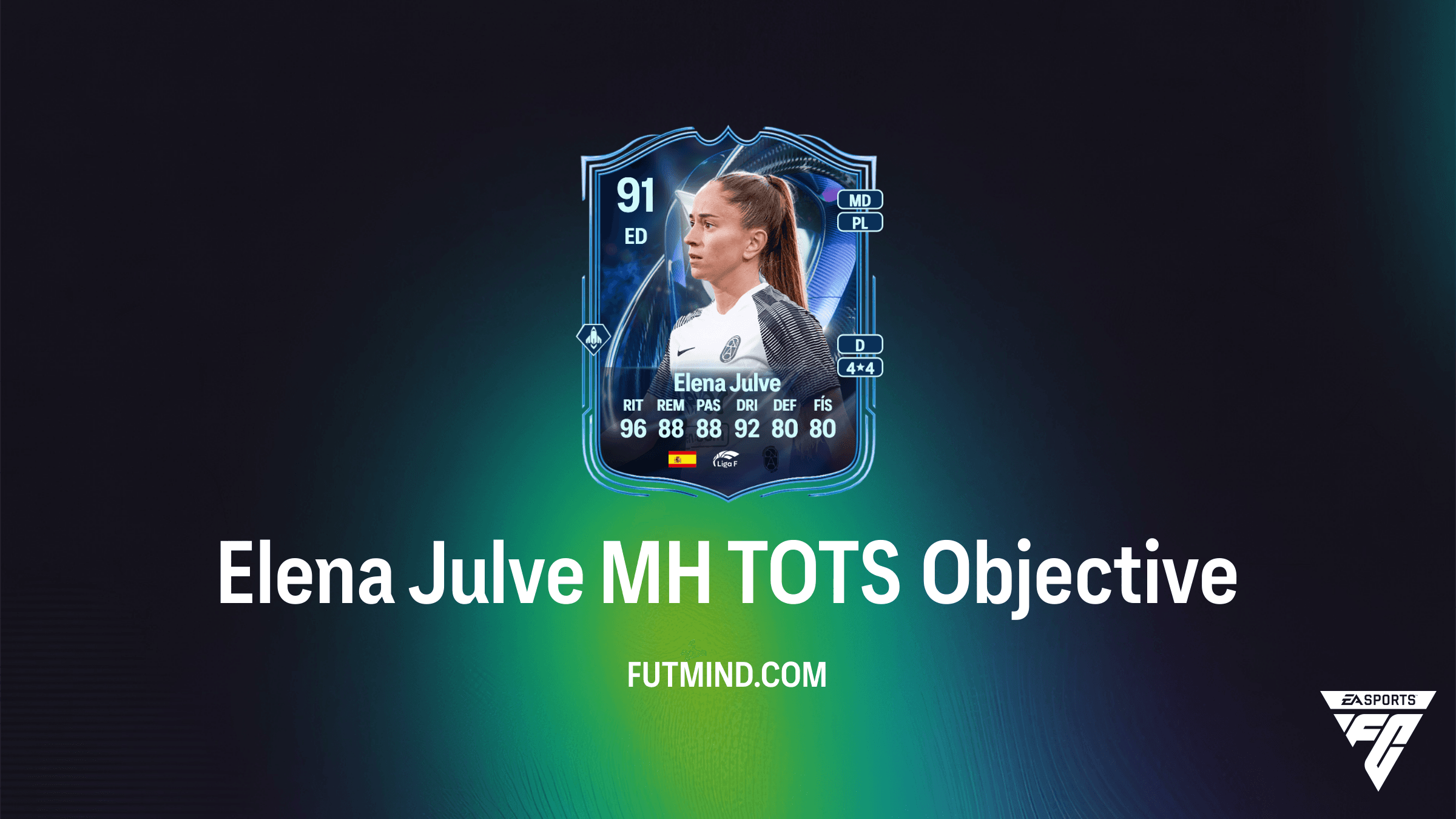 Como completar o Objective Elena Julve MH TOTS no FC 26 Ultimate Team