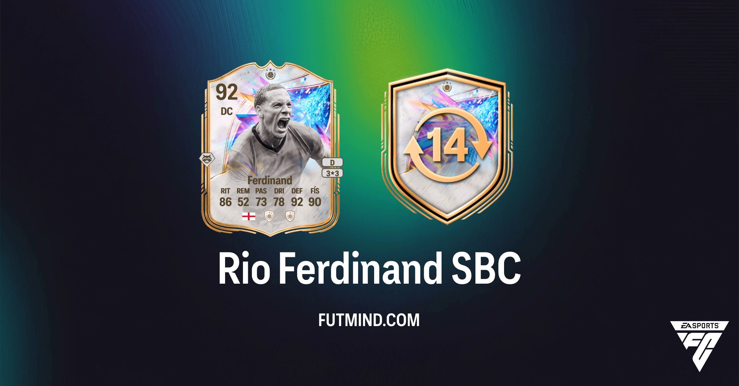 SBC Rio Ferdinand no FC 26: Troque Fichas de Ícone por um Defensor Lendário