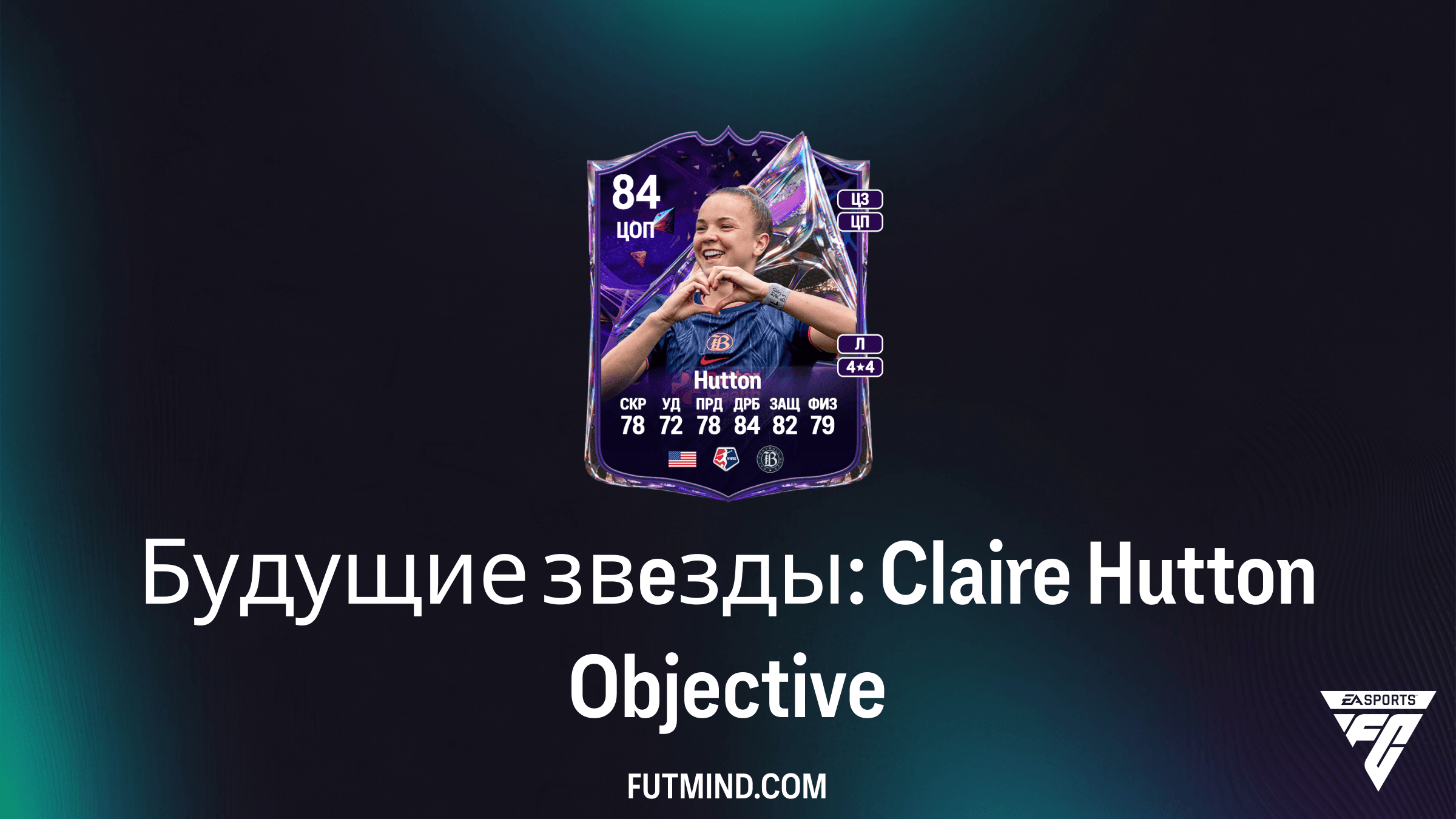 Будущие звeзды: Claire Hutton в FC 27 – Как пройти и награды SBC