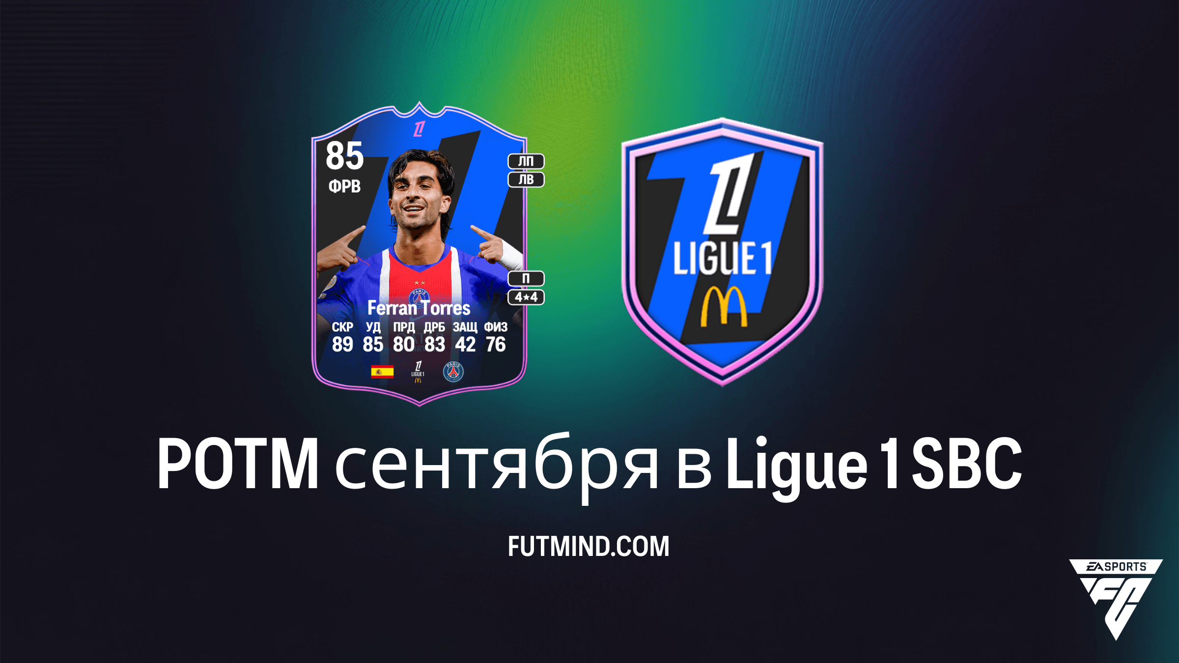 POTM сентября в Ligue 1 FC 27: Обзор SBC Феррана Торреса, требования и стоимость