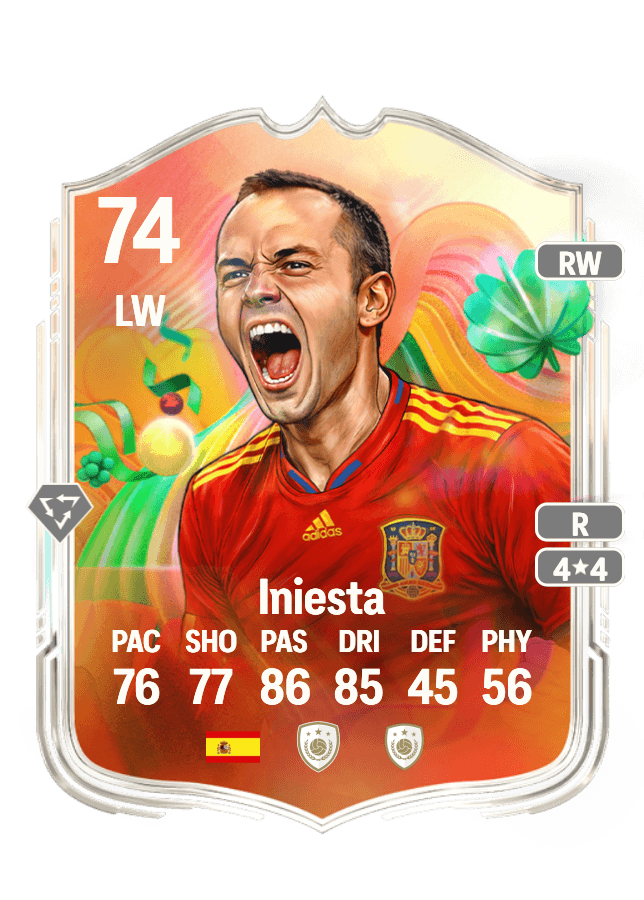 Iniesta card