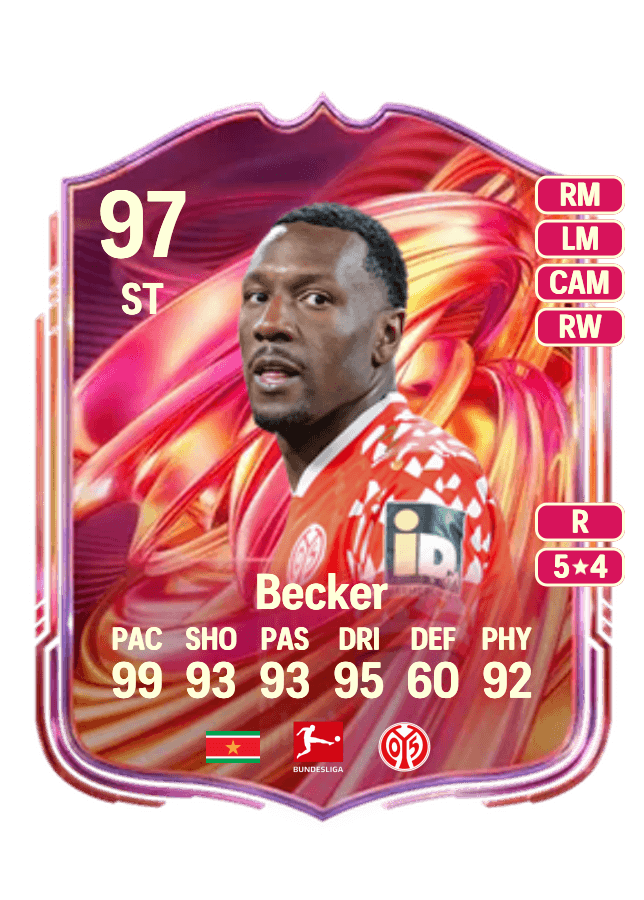 Sheraldo Becker card