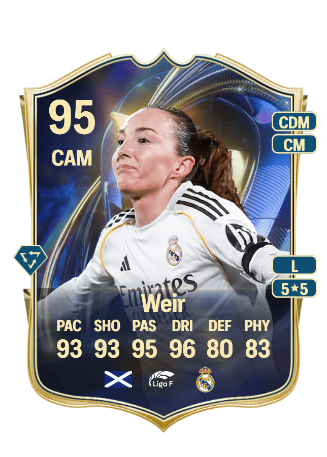 Caroline Weir card