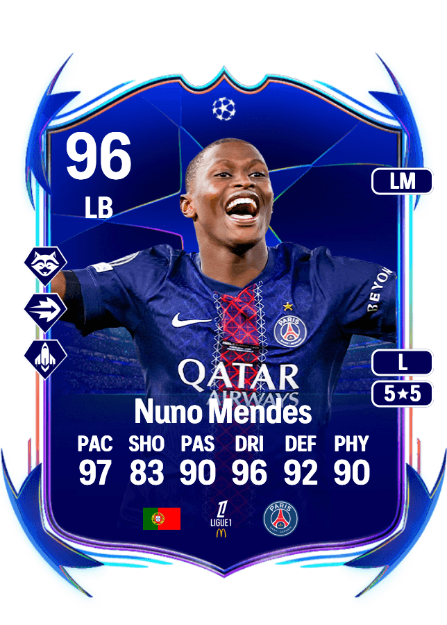 Nuno Mendes card