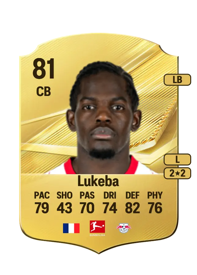 Castello Lukeba card