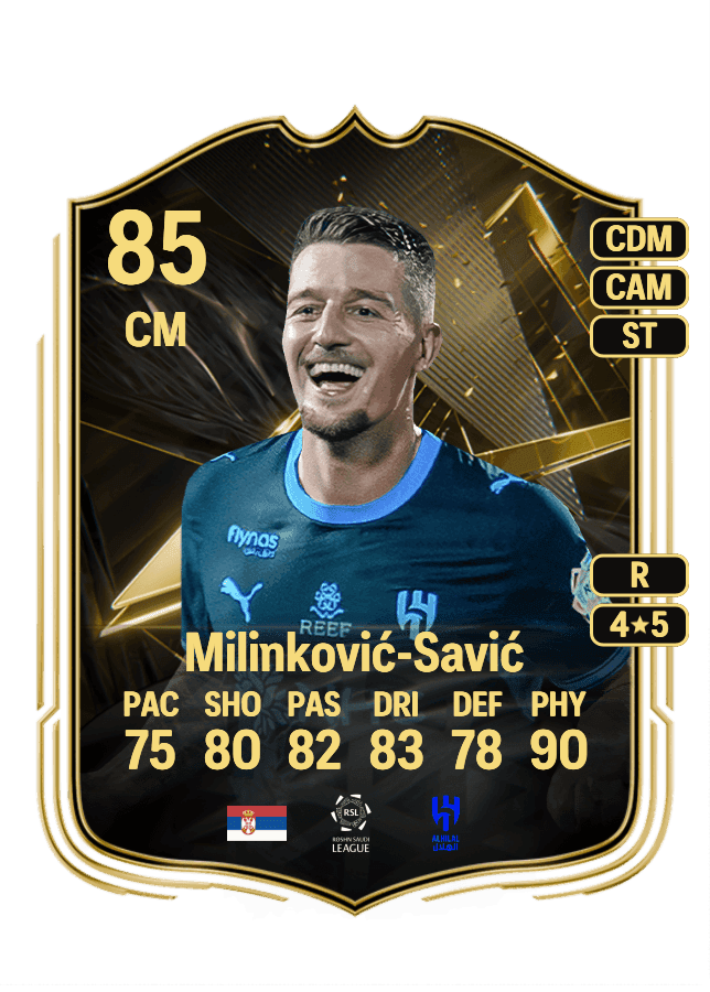 Sergej Milinković-Savić card