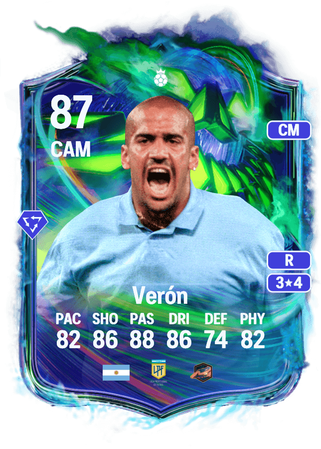 Juan Sebastián Verón card