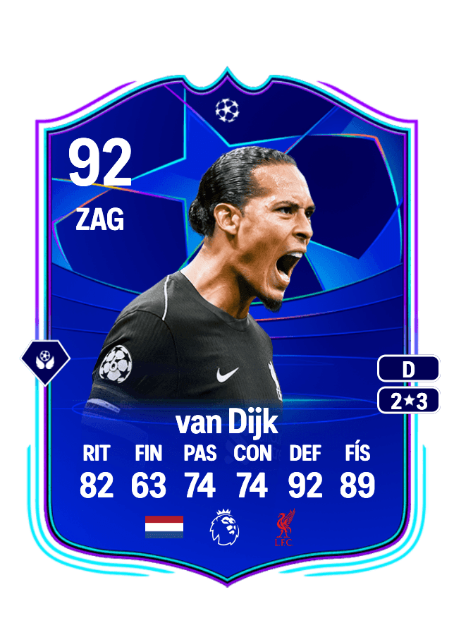 Virgil van Dijk card