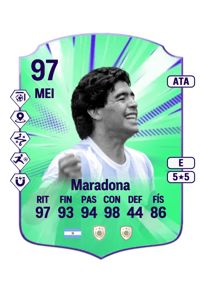 Diego Armando Maradona card