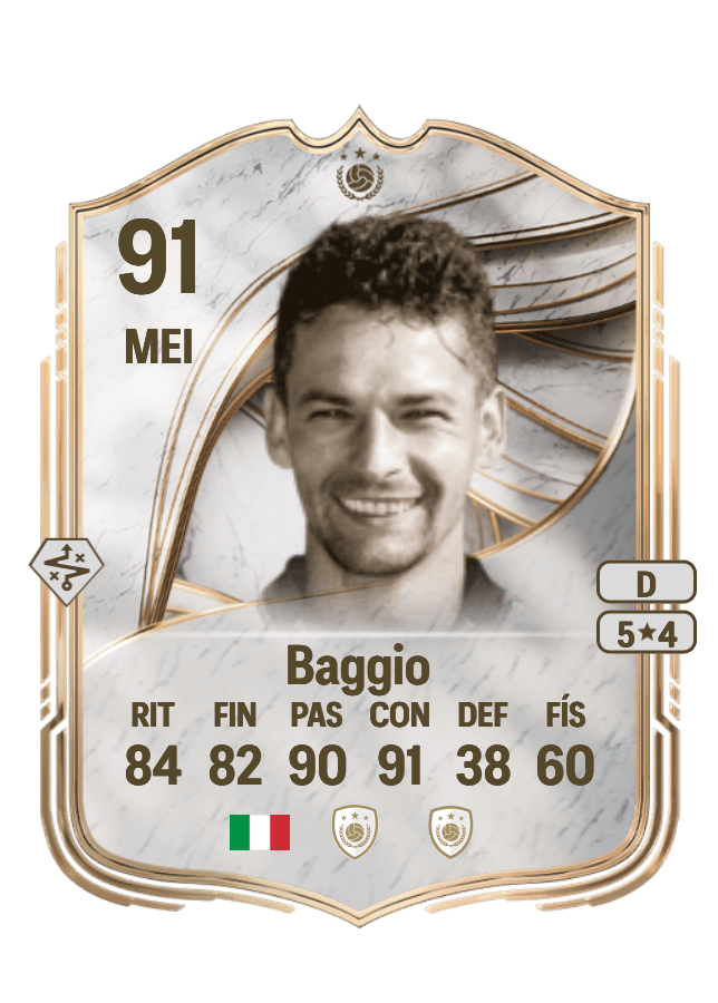 Roberto Baggio card