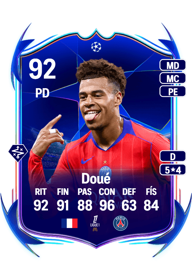 Désiré Doué card