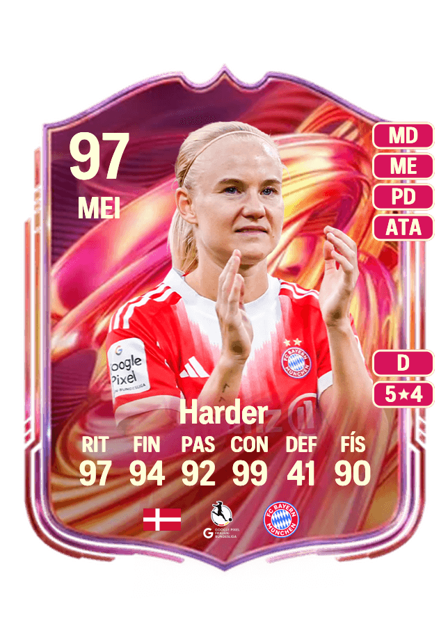 Pernille Harder card