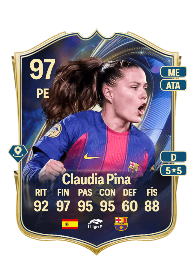 Claudia Pina card
