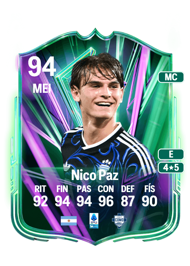 Nico Paz card