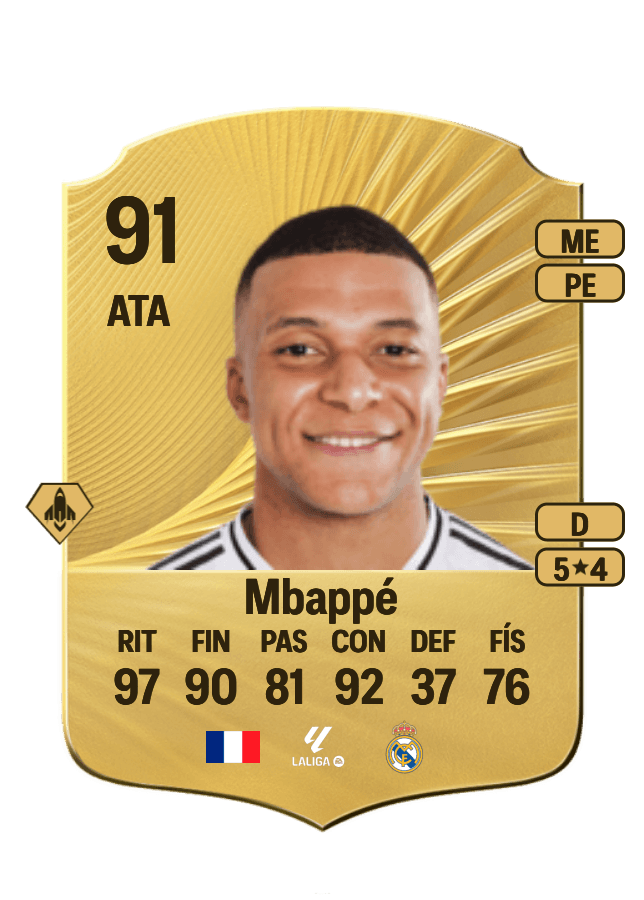Kylian Mbappé card