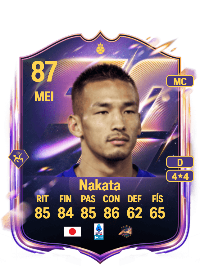 Hidetoshi Nakata card