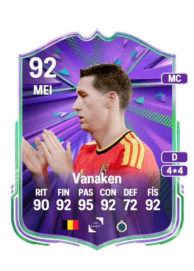 Hans Vanaken card