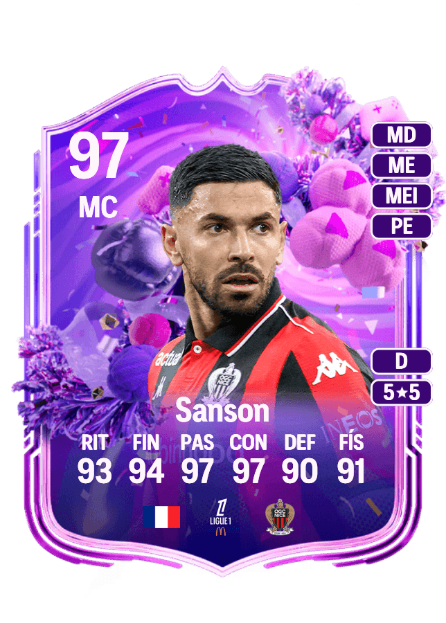 Morgan Sanson card