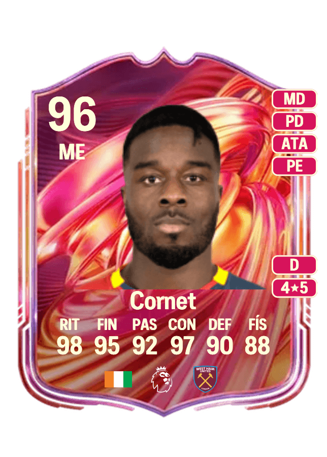 Maxwel Cornet card