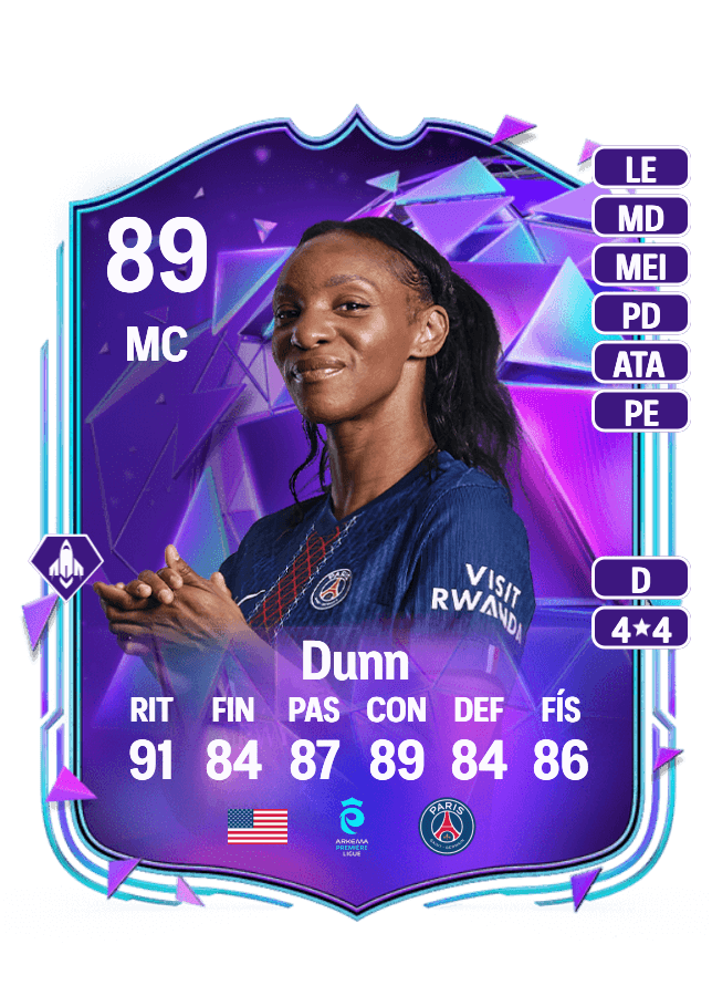 Crystal Dunn card