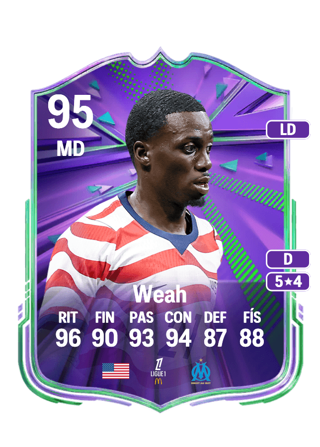 Timothy Weah card