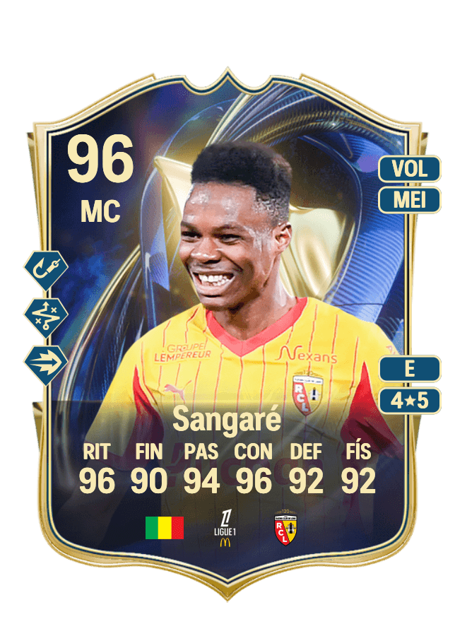 Mamadou Sangaré card