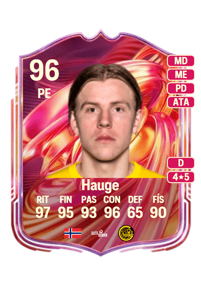 Jens Petter Hauge card