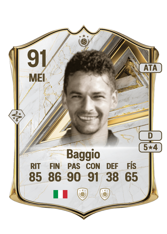 Roberto Baggio card