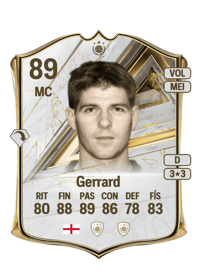 Steven Gerrard card